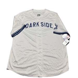 Star Wars Dark Side #77 Baseball Jersey Shirt Button Up Adult 2X  Darth Vader